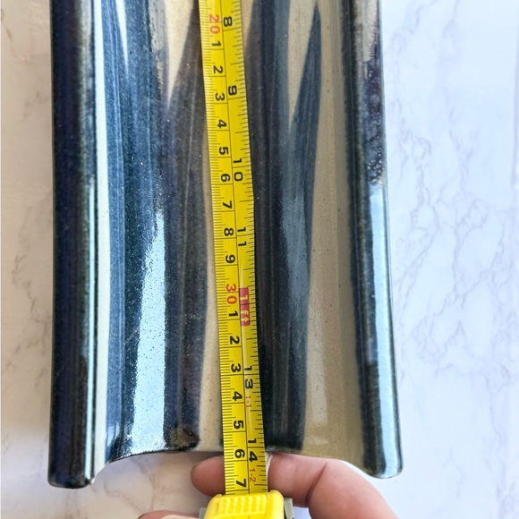 Unique Floral Long Pottery Dish - Picture 5 of 7